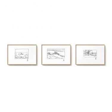 Three TV Scene Sketches Three TV Scene Sketches
